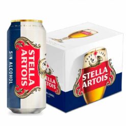 Cerveza Stella Artois six pack sin alcohol