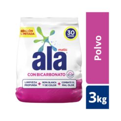 Jabón en polvo Ala con Bicarbonato 3kg