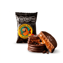Alfajor Fantoche Pescado Raul simple negro 50g