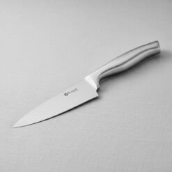 CUCHILLA 8" ACERO INOX. MANGO ACERO